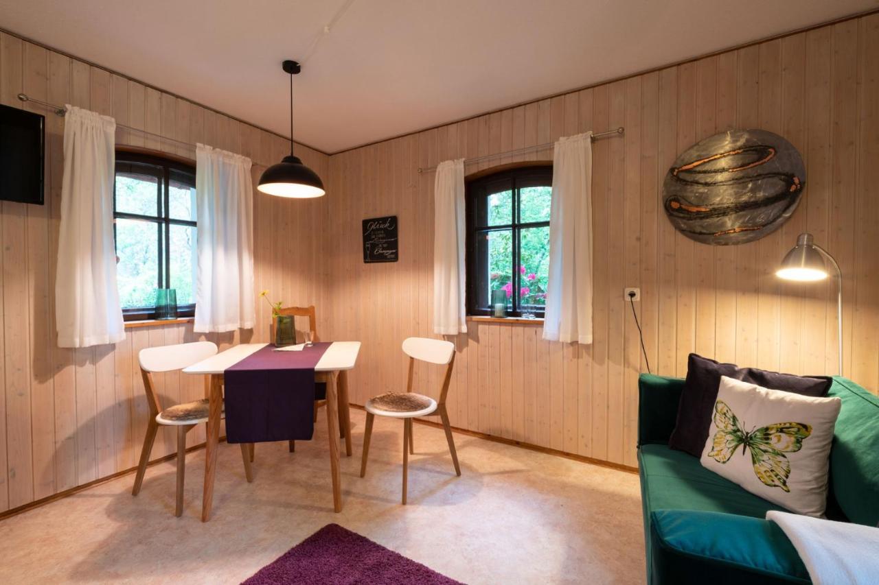 וואלדסאסן Ferienhaus Am Alten Bahndamm מראה חיצוני תמונה